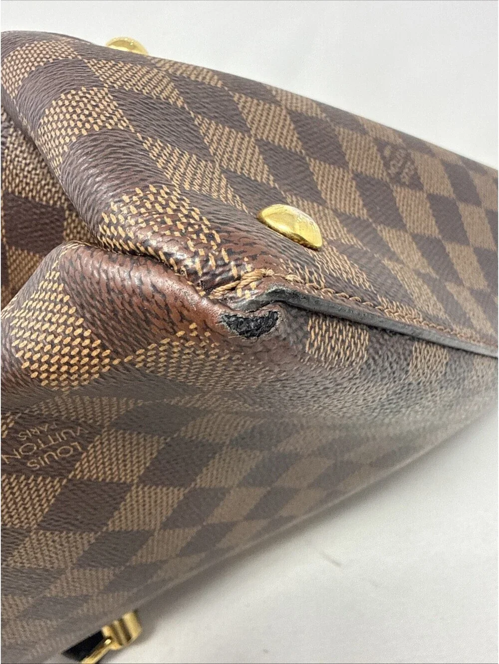 Louis Vuitton LV Riverside Damier Ebene  Top Handle Bag